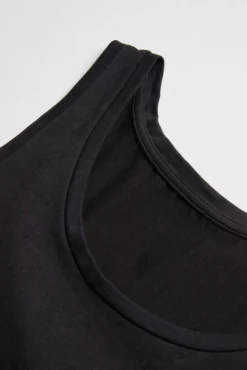 Camiseta interior tirantes negro