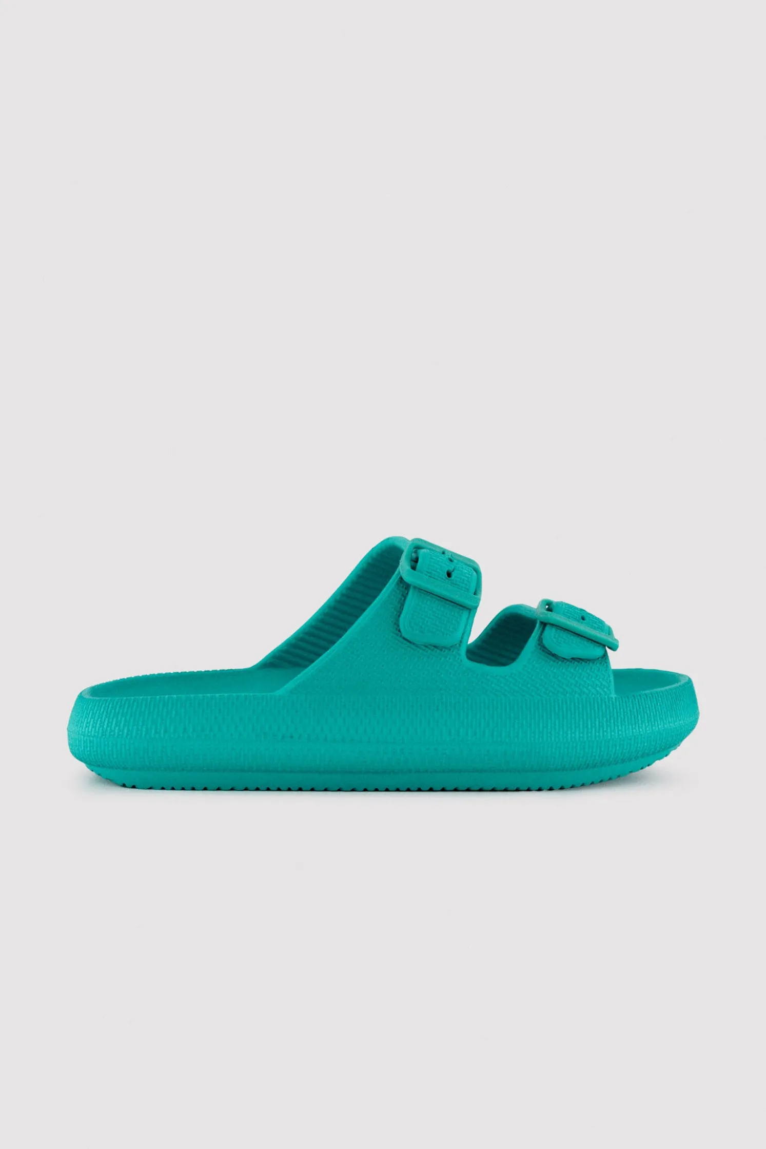 Chanclas de playa hebillas antideslizantes extra comfort turquesa