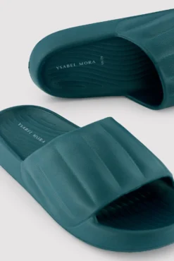 Chanclas hombre ligeras verde