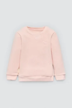 Conjunto bebé básico sudadera y jogger rosa