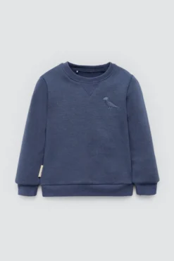 Conjunto bebé básico sudadera y jogger marino