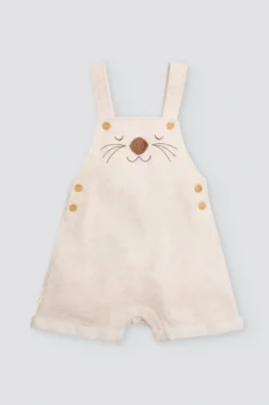 Conjunto bebé manga corta estampado oso