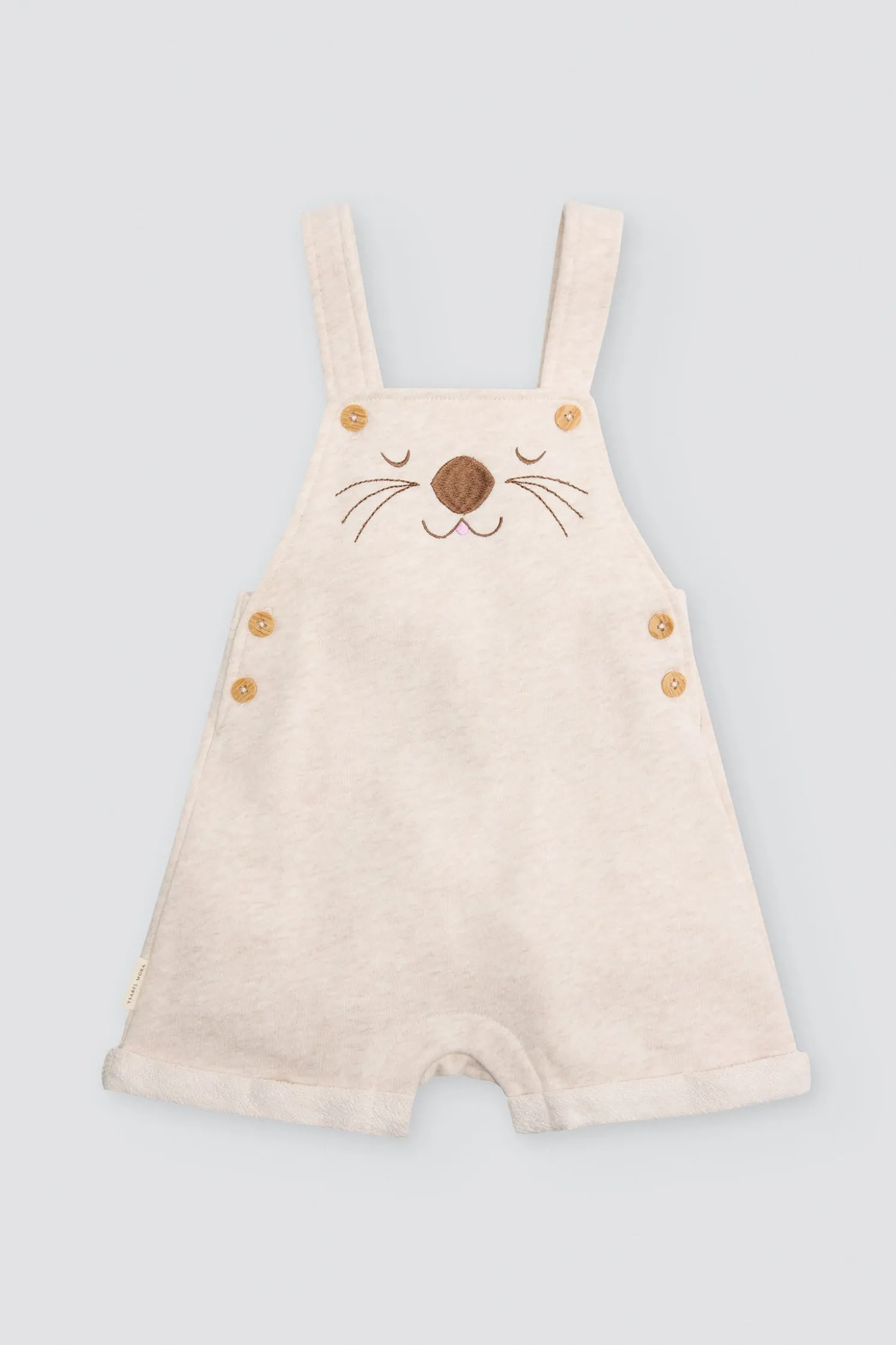 Conjunto bebé manga corta estampado oso