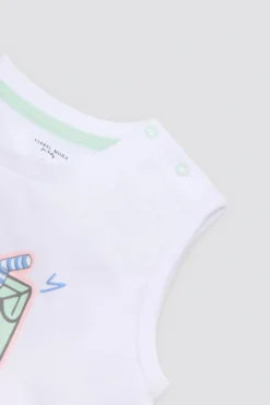 Conjunto bebé sin mangas Limonade