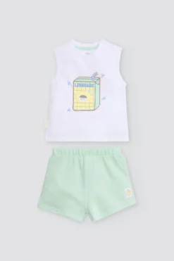 Conjunto bebé sin mangas Limonade