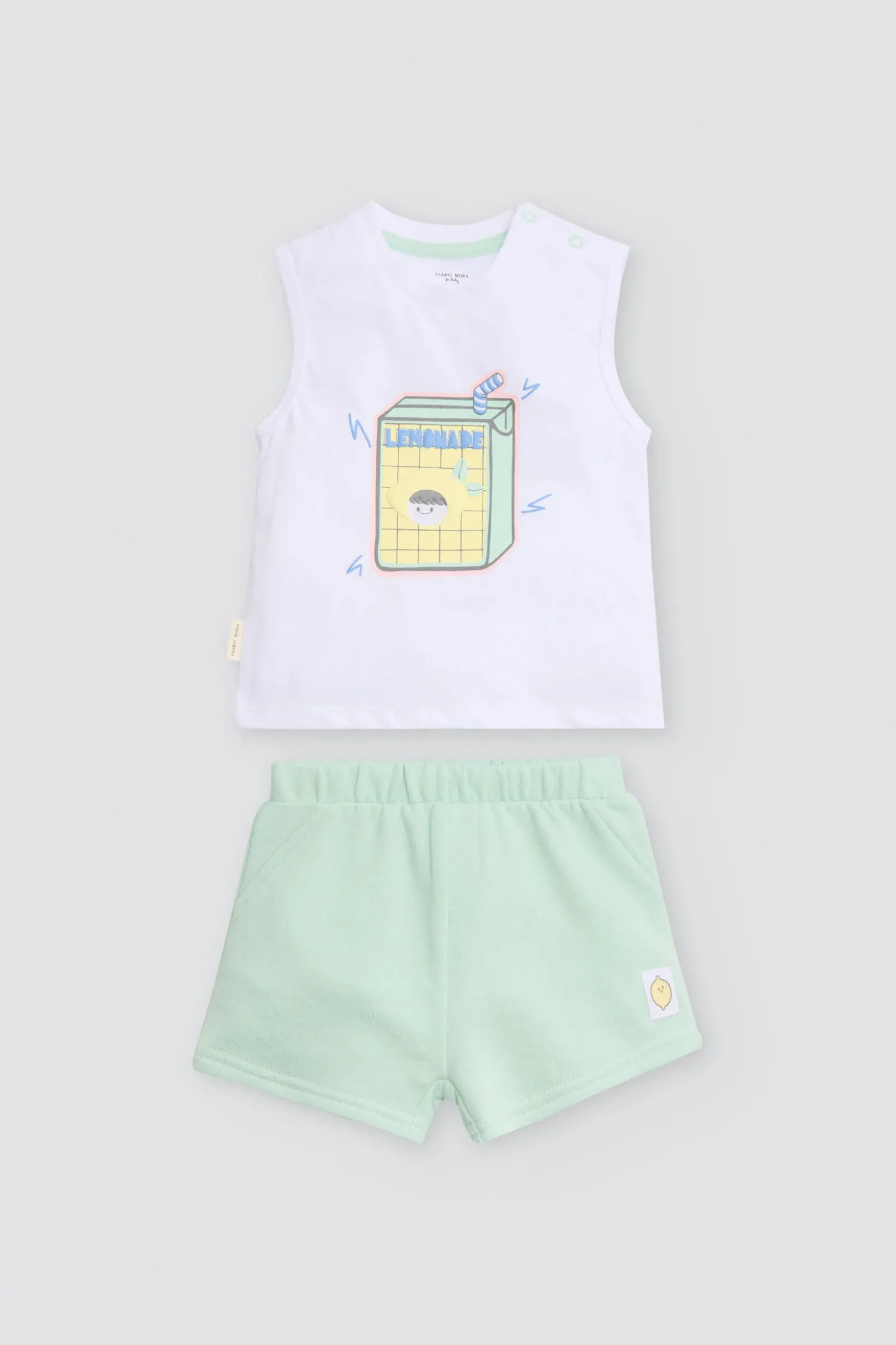 Conjunto bebé sin mangas Limonade