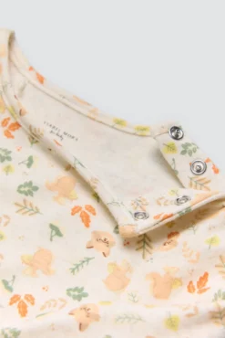 Conjunto bebé vestido peto y camiseta manga larga Autumn