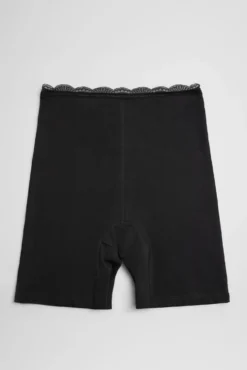 Culotte antirroce algodón negro