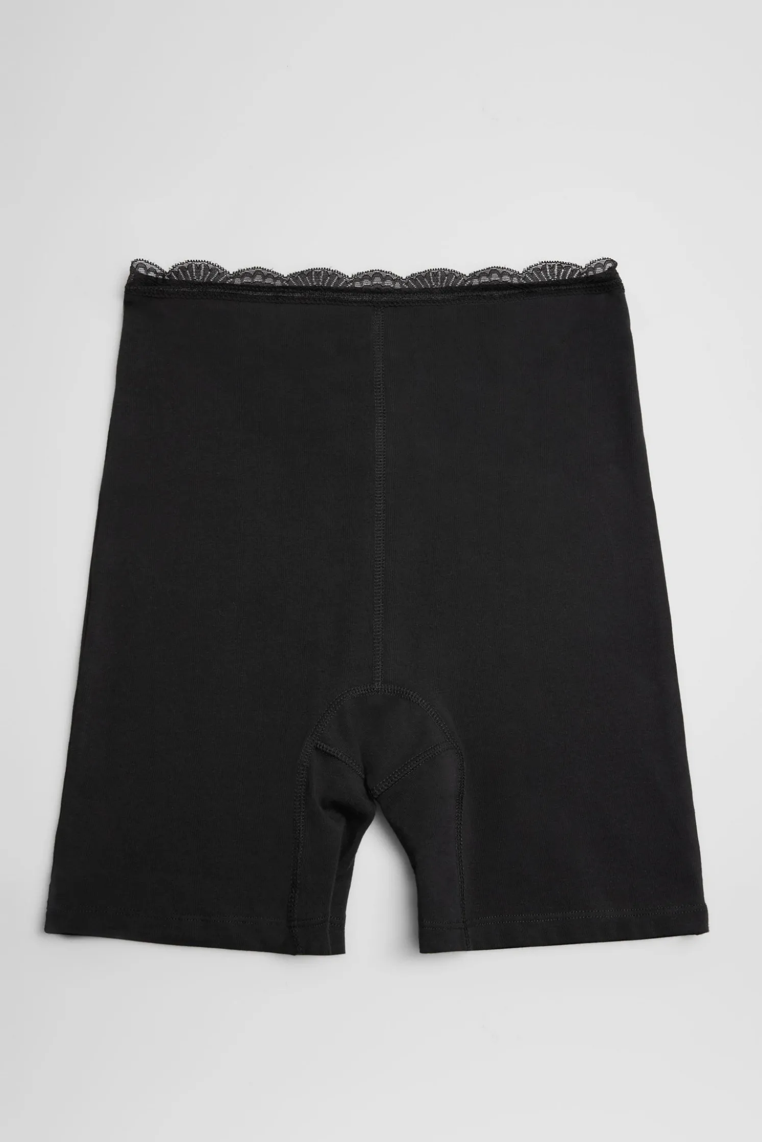 Culotte antirroce algodón negro