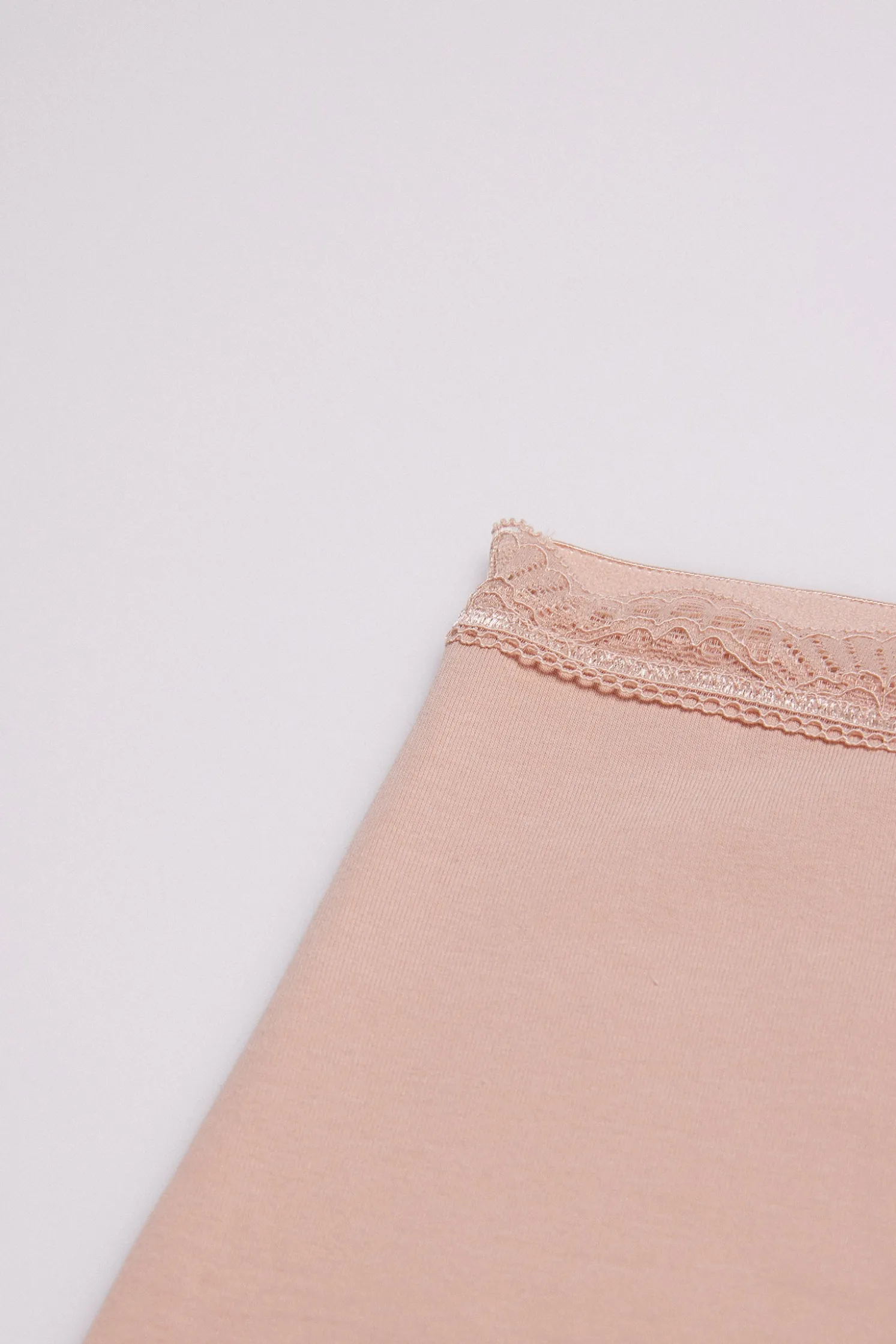 Culotte antirroce algodón nude
