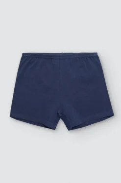 Culotte básico liso de algodón marino