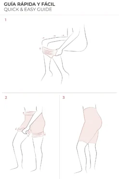Faja reductora corte láser nude compresión alta nude