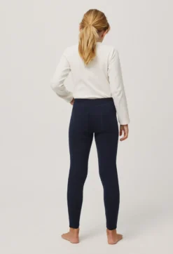Leggings básicos de niña marino