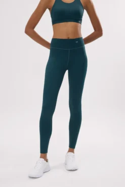 Leggings deportivos Compressive efecto push-up verde botella