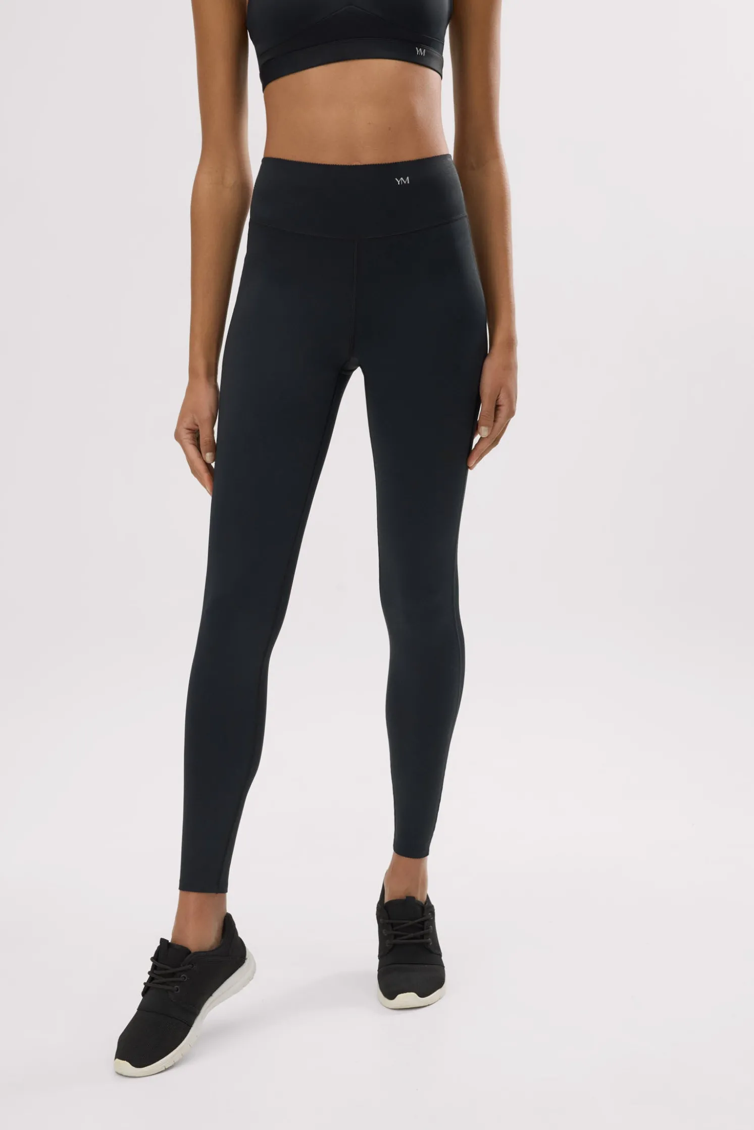 Leggings deportivos Compressive efecto push-up negro