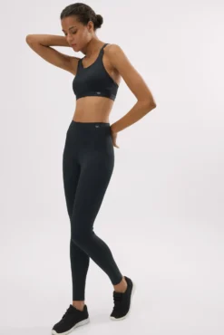 Leggings deportivos Compressive efecto push-up negro