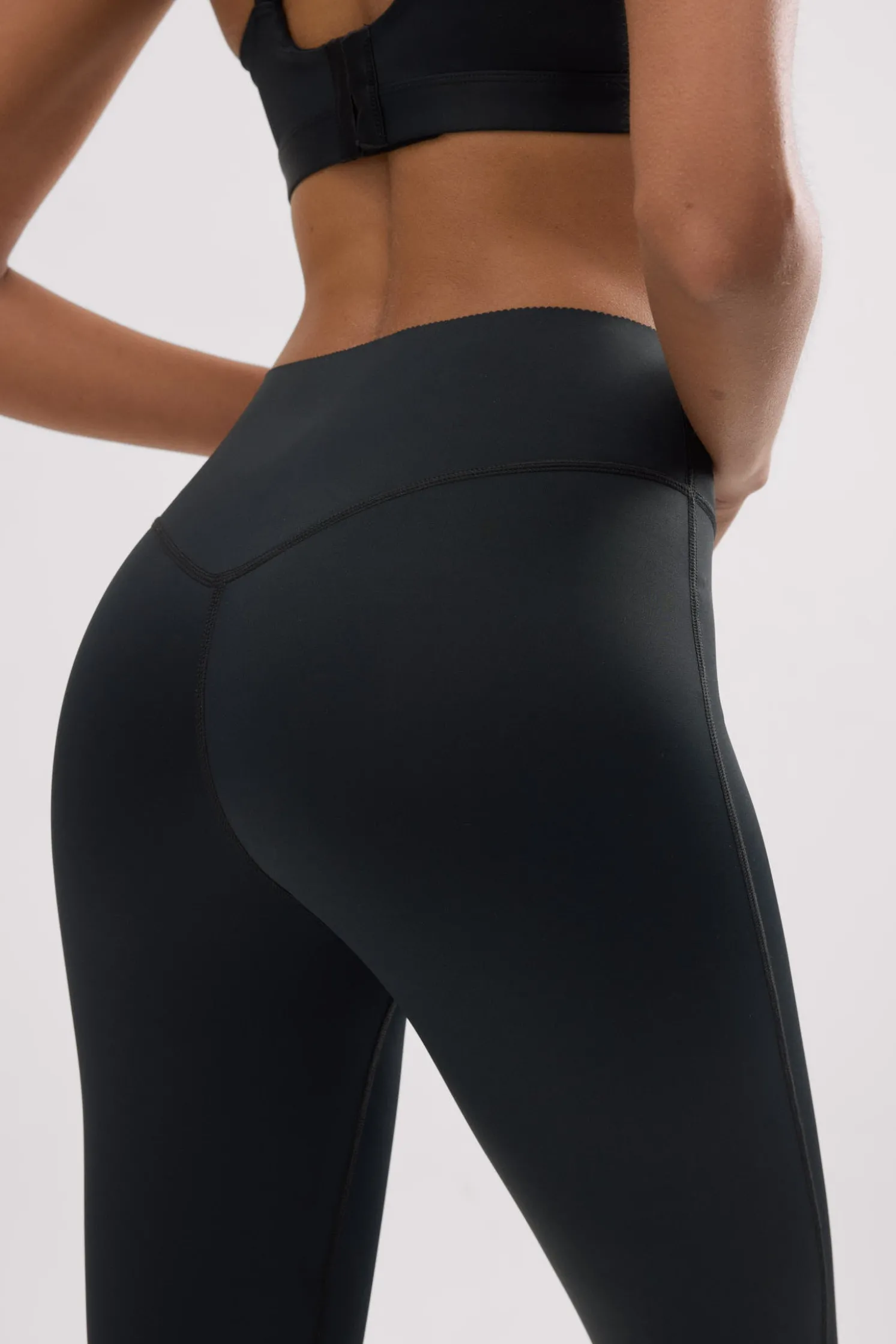 Leggings deportivos Compressive efecto push-up negro