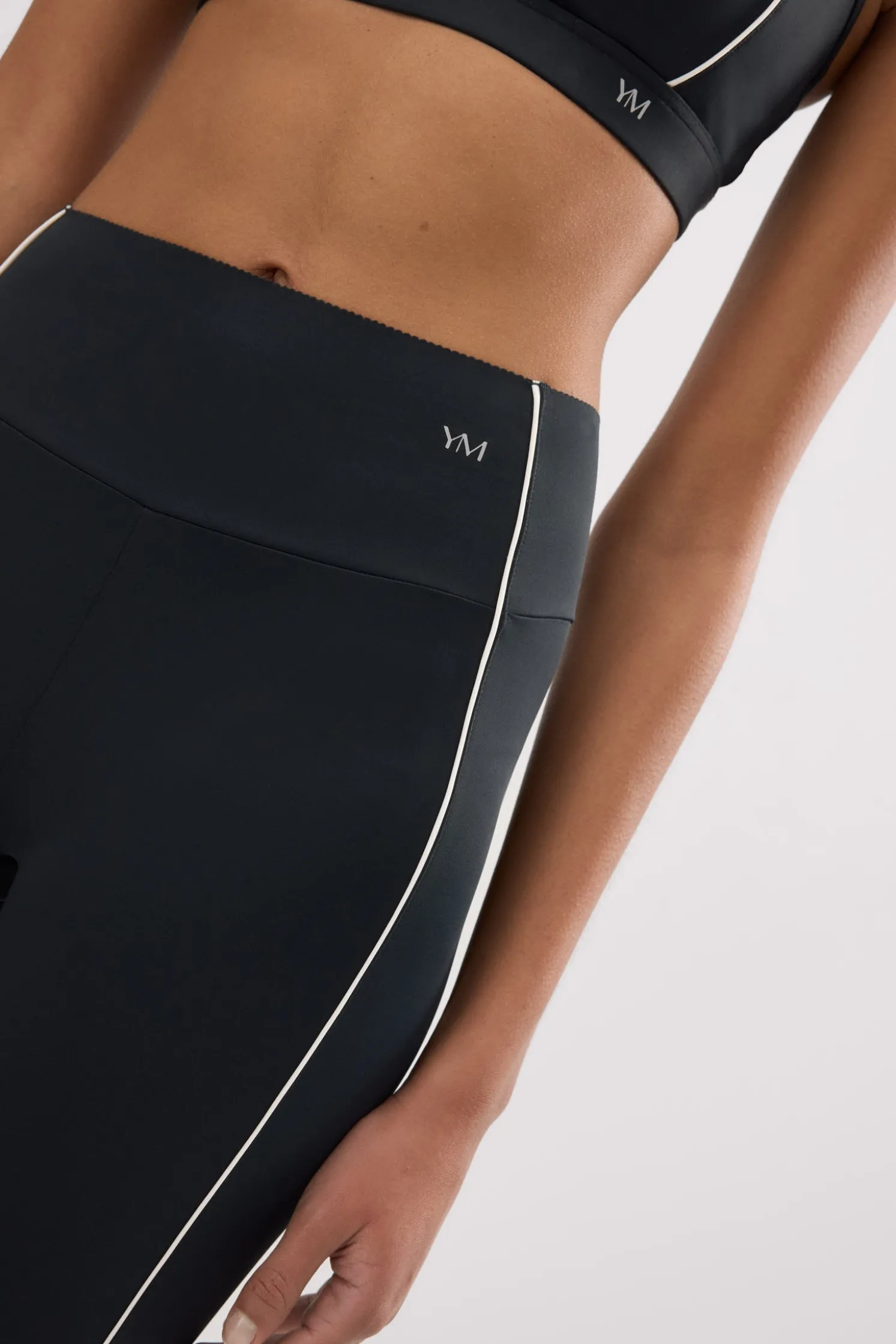 Leggings deportivos Compressive largos efecto push-up negro
