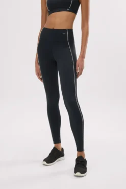 Leggings deportivos Compressive largos efecto push-up negro