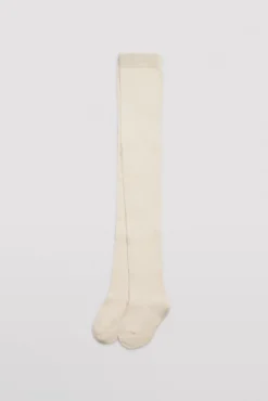 Leotardo clásico bebé beige