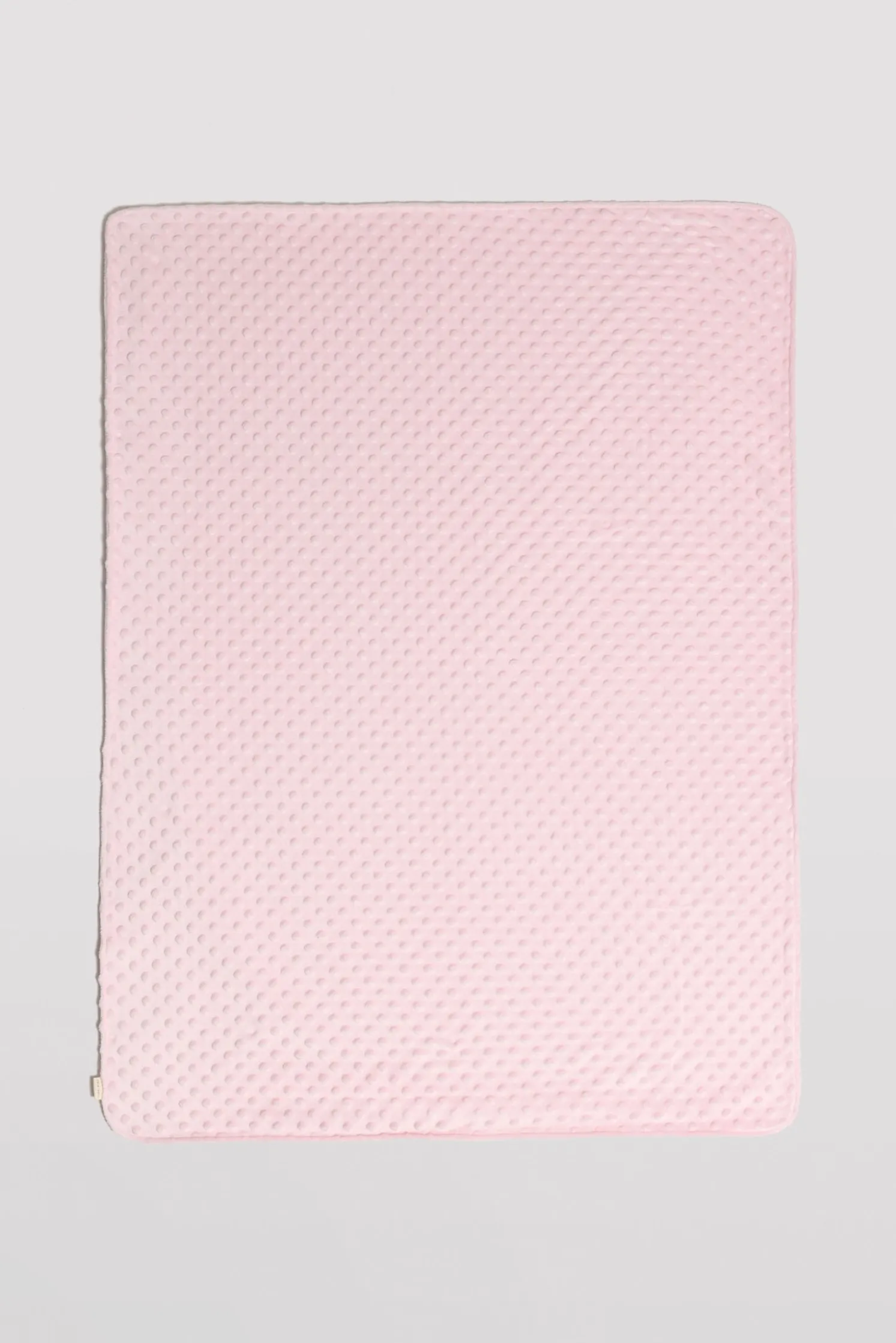Manta de bebé topitos rosa