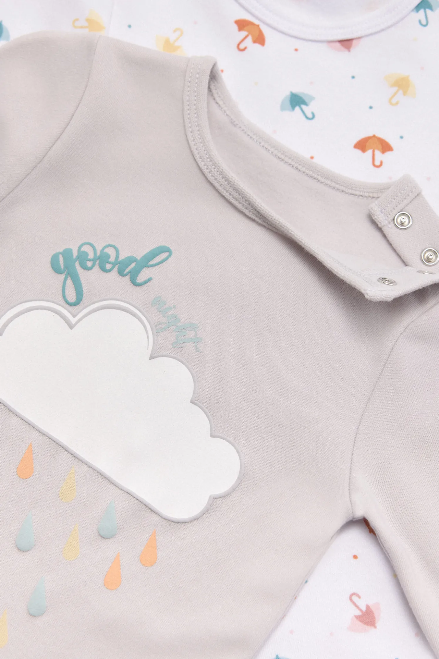 Pack 2 bodies bebé manga larga Rainy Day