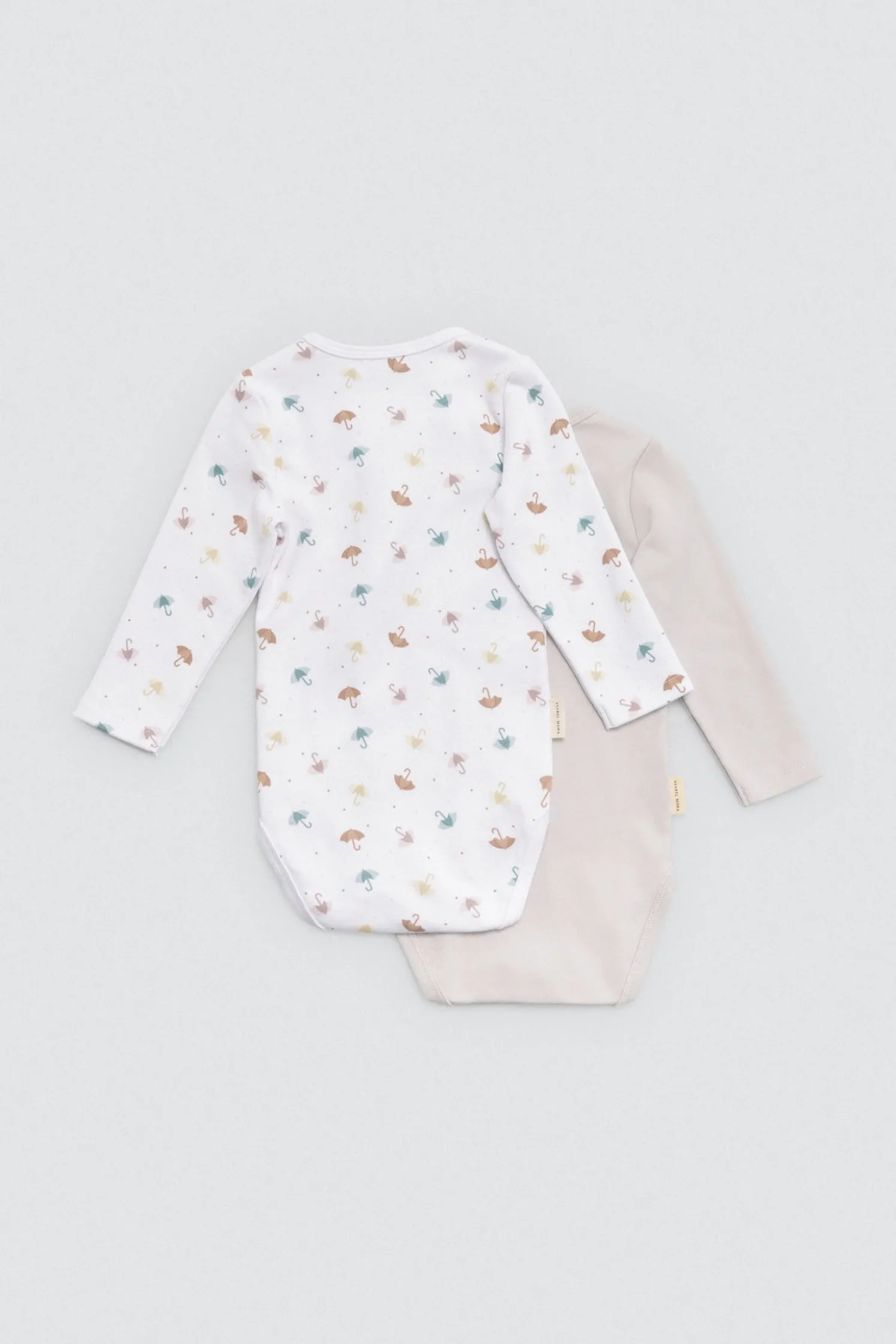 Pack 2 bodies bebé manga larga Rainy Day