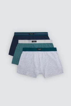 Pack 3 bóxers estampado minimalista