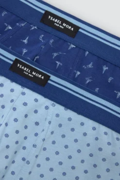 Pack 2 bóxers estampados náuticos