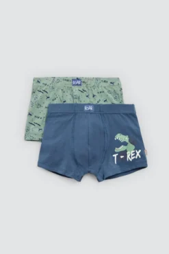 Pack 2 bóxers infantiles algodón estampados Roar