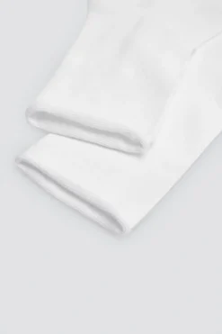 Pack 3 calcetines altos básicos lisos blanco