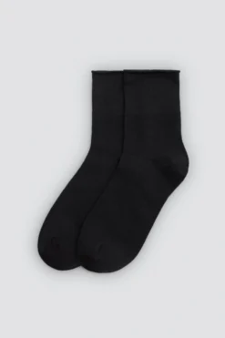 Pack 3 calcetines altos básicos lisos negro