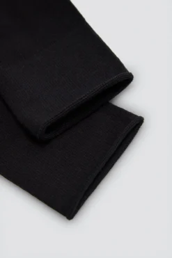 Pack 3 calcetines altos básicos lisos negro