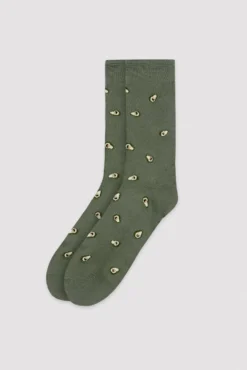 Pack 3 calcetines altos estampado frutas