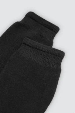 Pack 3 calcetines altos térmicos puño antipresión color negro