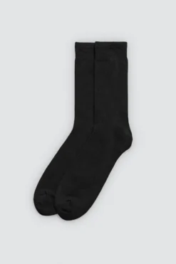 Pack 3 calcetines bambú básicos negro