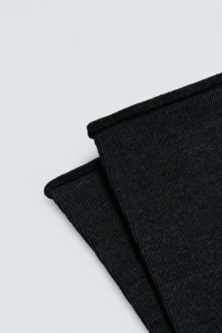 Pack 3 calcetines bambú cálidos sin puño negro