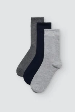 Pack 3 calcetines bambú colores neutros