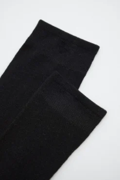 Pack 3 calcetines bambú negro