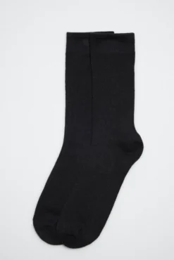 Pack 3 calcetines bambú negro
