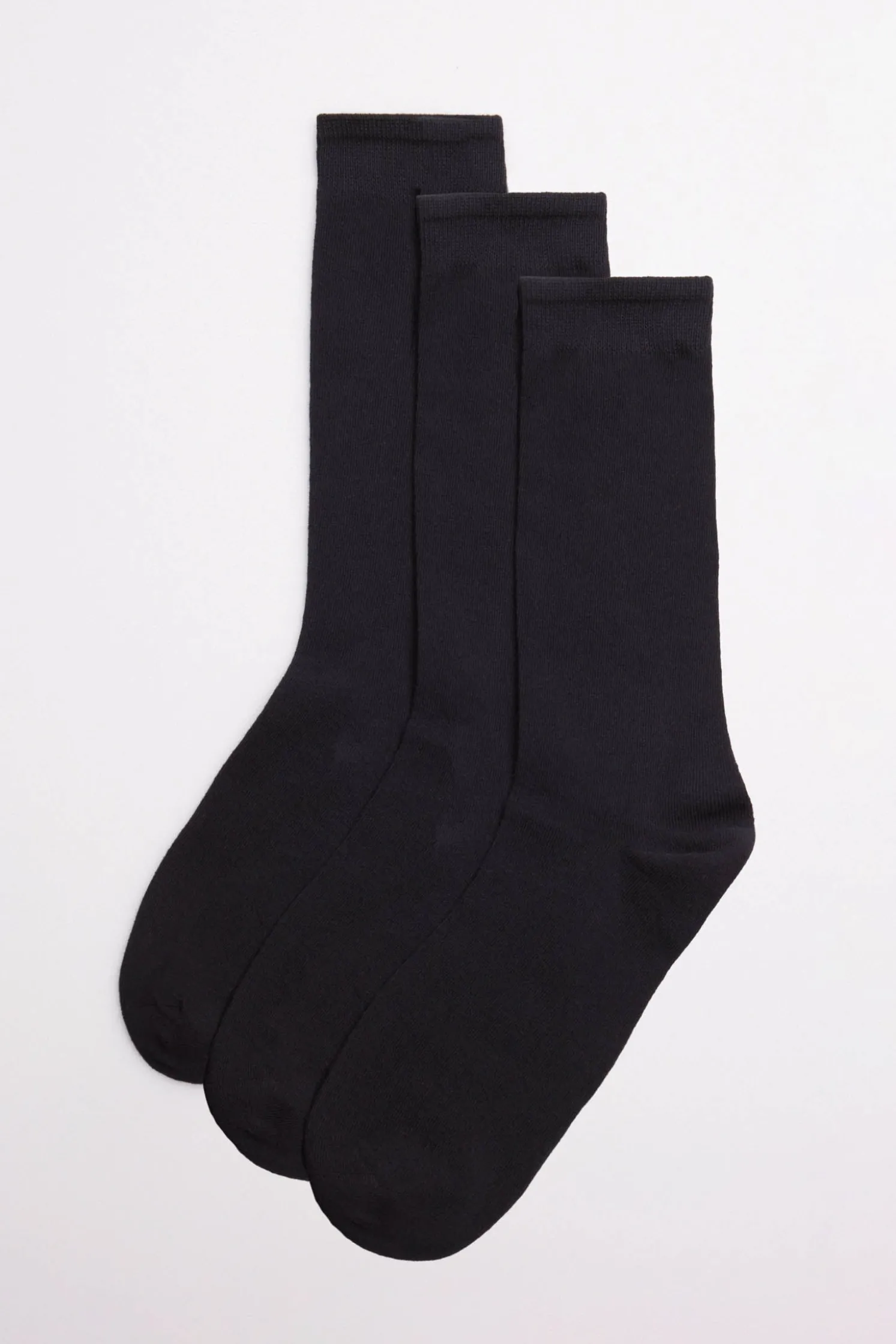 Pack 3 calcetines básicos hombre negro