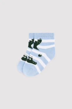Pack 3 calcetines cortos bebé estampados cocodrilo