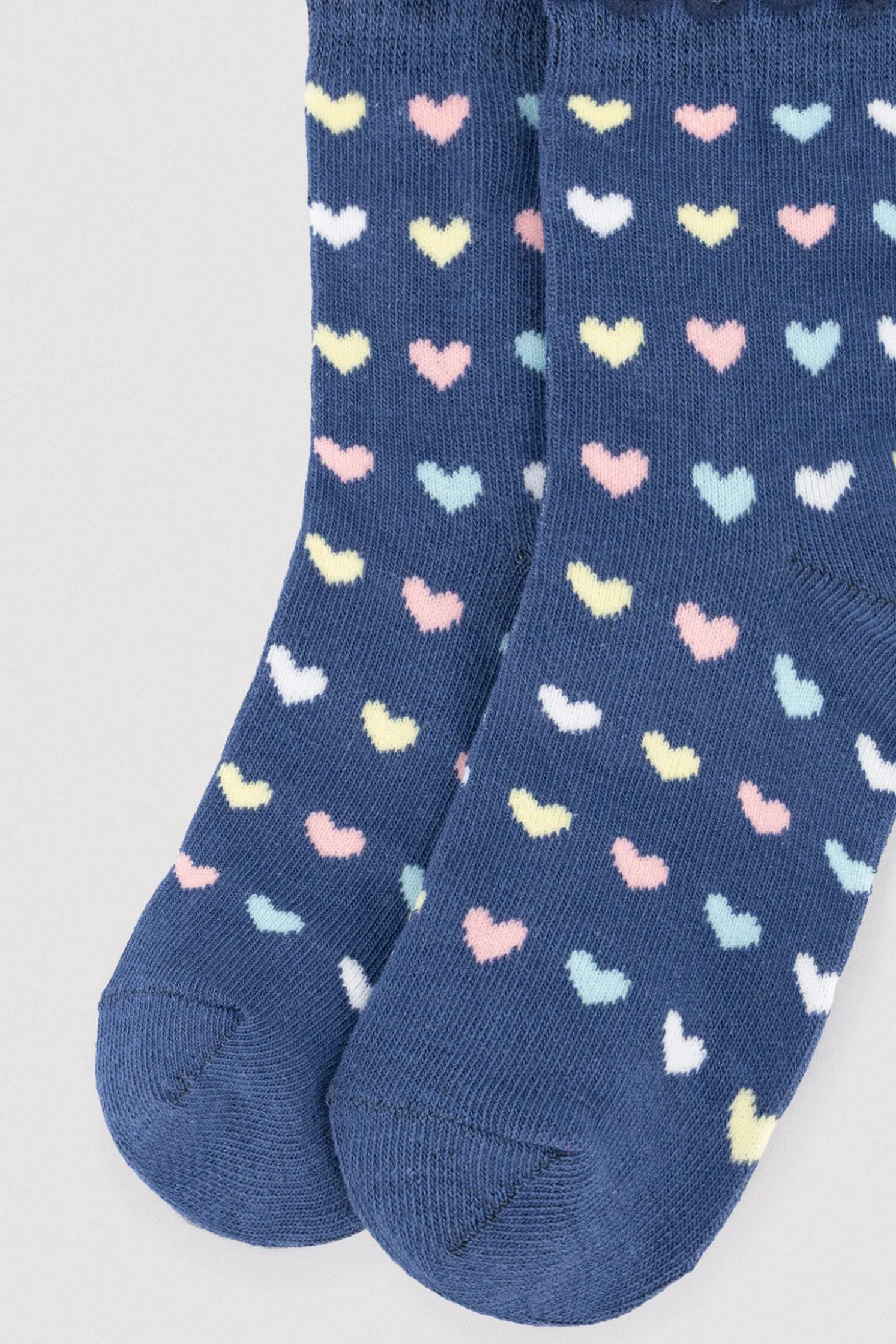 Pack 3 calcetines cortos infantiles detalle puño rizado estampados