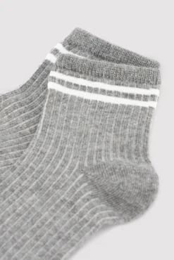 Pack 3 calcetines cortos infantiles detalle rayas
