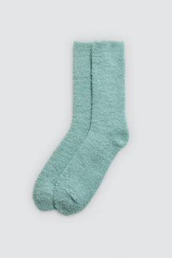 Pack 4 calcetines de franela colores lisos