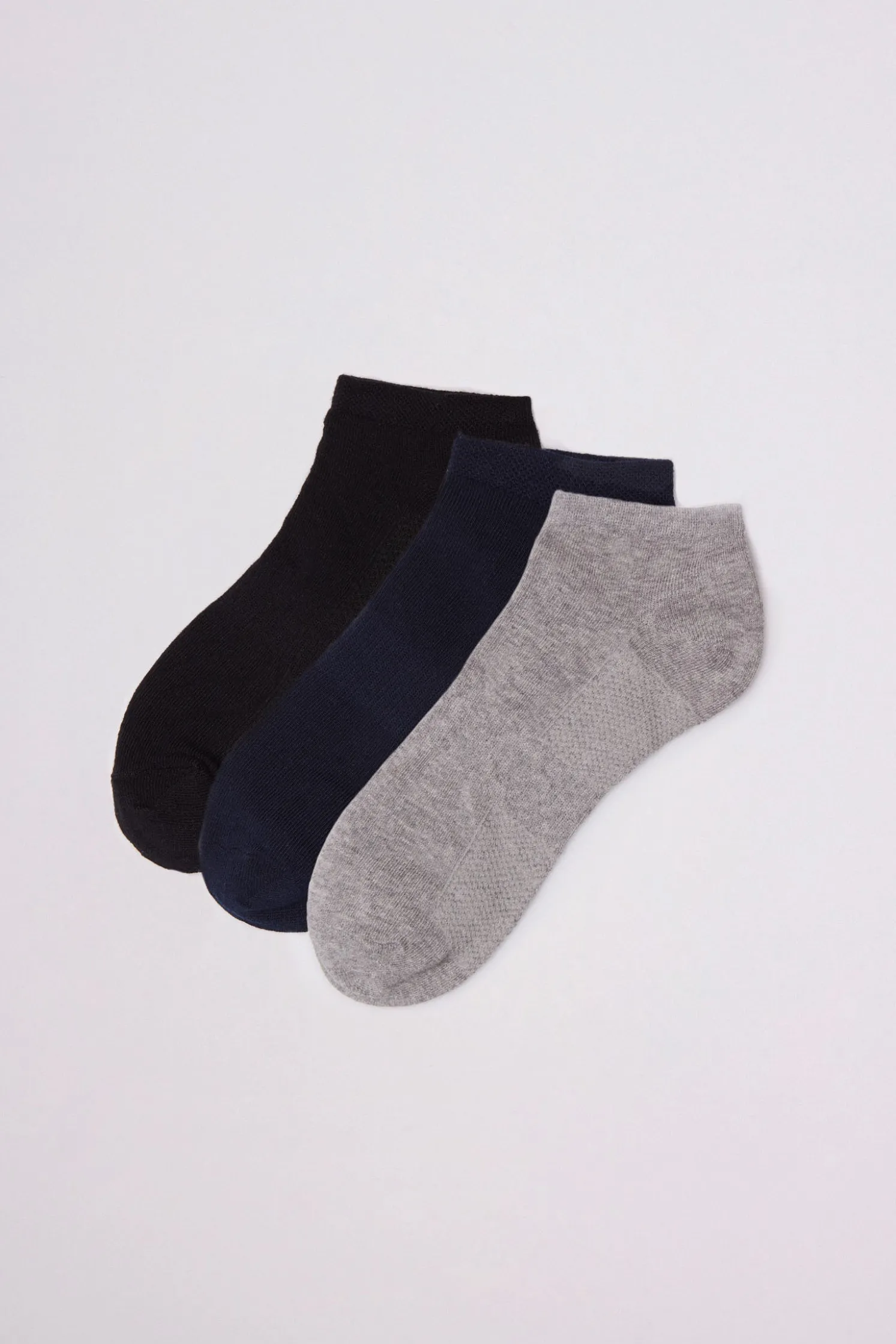 Pack 3 calcetines deportivos tobilleros surtido