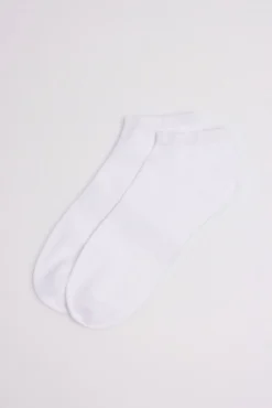 Pack 3 calcetines deportivos tobilleros blanco