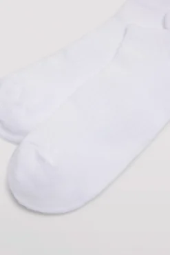 Pack 3 calcetines deportivos transpirables cortos blanco