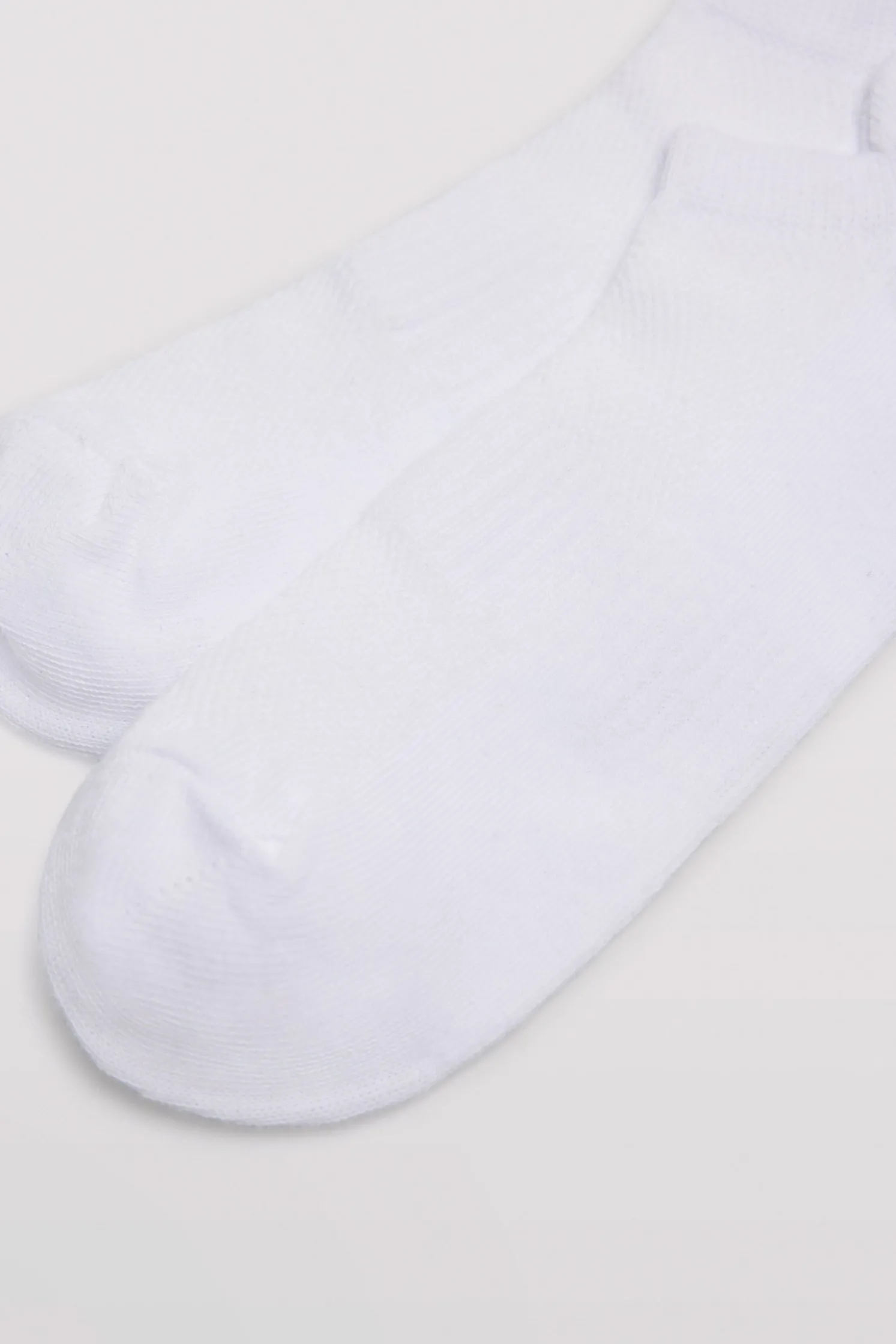 Pack 3 calcetines deportivos transpirables cortos blanco