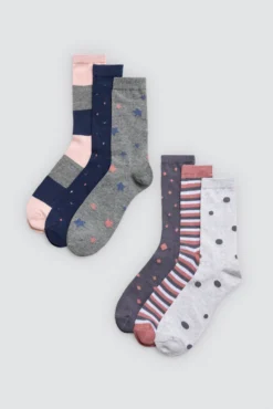 Pack 6 calcetines estampados